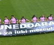 Corvinul Hunedoara, banner special pentru Mircea Lucescu // Captură FOTO: Prima Sport 1