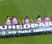 Corvinul Hunedoara, banner special pentru Mircea Lucescu // Captură FOTO: Prima Sport 1