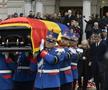 Răzvan Lucescu, Neli Lucescu în cortegiul funerar al lui Mircea Lucescu // foto: Cristi Preda (GSP)