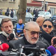 Gigi Becali, prezent la înmormântarea lui Mircea Lucescu