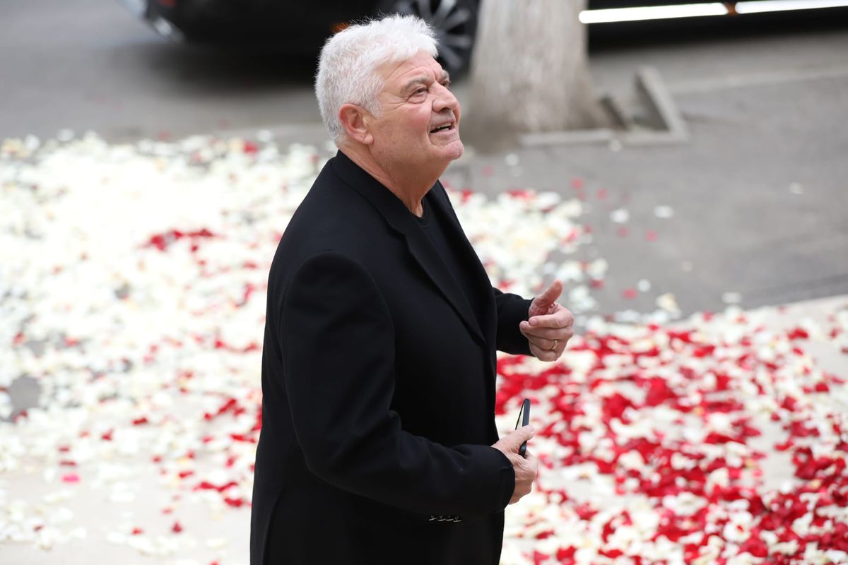 Mircea Lucescu - Cortegiu funerar + Slujbă biserică