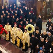 Slujba Înmormântării pentru Mircea Lucescu. Foto: Basilica.ro / Mircea Florescu