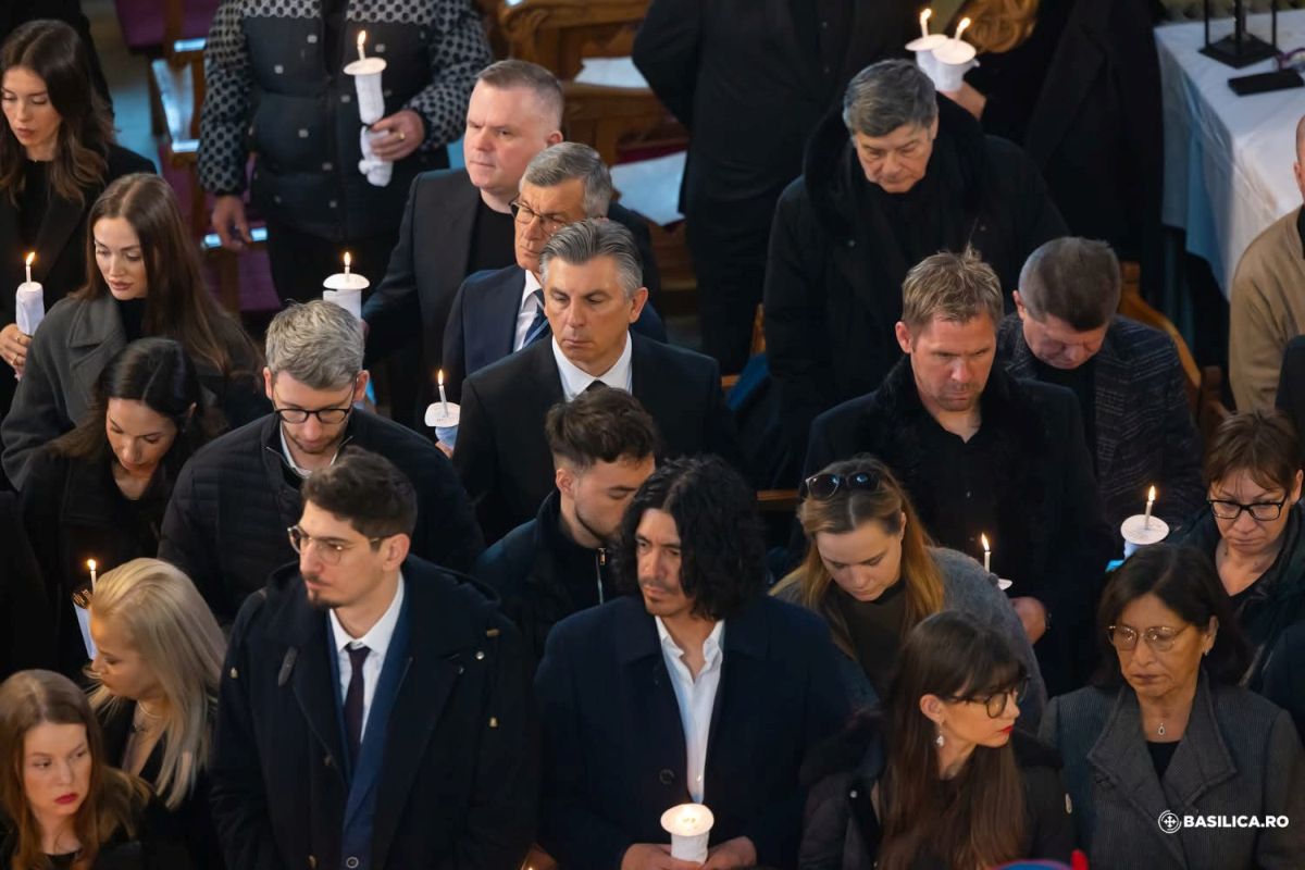 Fostul elev al lui Mircea Lucescu a venit la înmormântarea antrenorului » Puțini l-au recunoscut