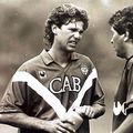 Florin Răducioiu și Mircea Lucescu, în perioada Brescia // FOTO: Instagram