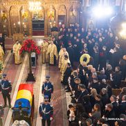 Slujba Înmormântării pentru Mircea Lucescu. Foto: Basilica.ro / Mircea Florescu