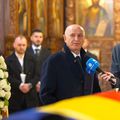 George Copos, la slujba de înmormântare a lui Mircea Lucescu // FOTO: basilica.ro