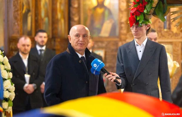 Mesajul lui George Copos la slujba de înmormântare a lui Mircea Lucescu » Cum și-a numit vechiul prieten