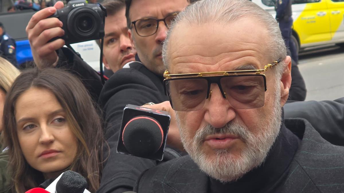 Gigi Becali, prezent la înmormântarea lui Mircea Lucescu