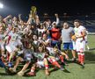 FOTO Imagini din viitorul fotbalului » Cum a arătat finala din primul campionat decis pe teren în pandemie: măști, dezinfectant și filtre de temperatură