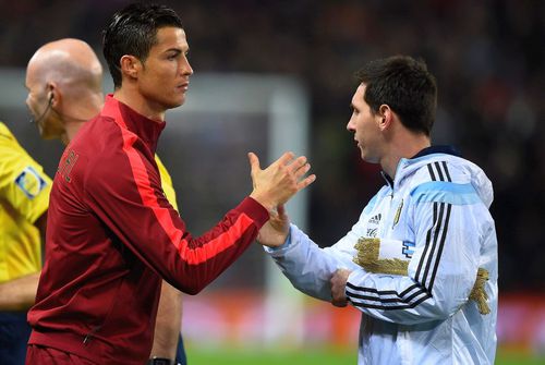 Cristiano Ronaldo (stânga) și Lionel Messi (dreapta) // sursă foto: Guliver/gettyimages