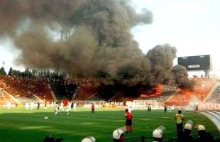 „350 de saci, torțe, deșeuri și 1.500 de persoane reținute” » Un fost lider al galeriei lui Dinamo a povestit cum au incendiat fanii peluza din Ghencea pe 10 mai