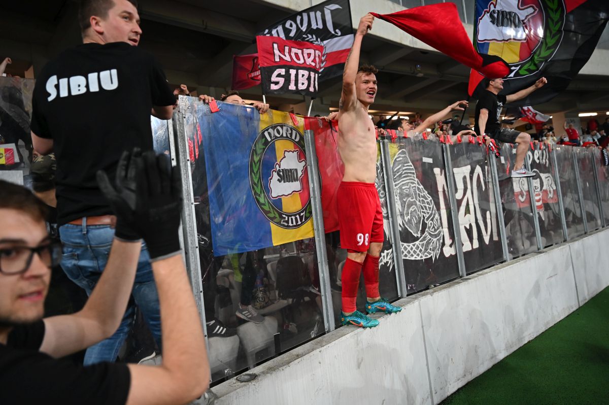 U Cluj - Hermannstadt, meci decisiv în play-off-ul din Liga 2 / FOTO: Raed Krishan