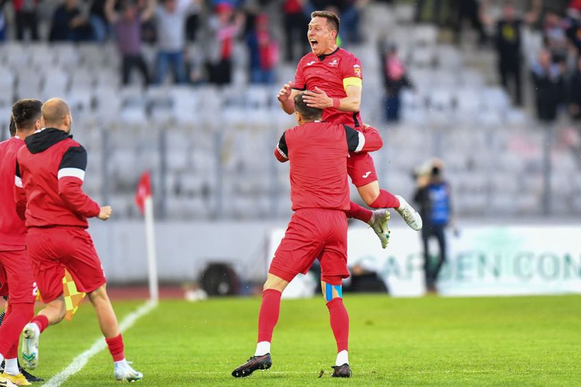 Hermannstadt a învins-o pe U Cluj, scor 2-1, în etapa #9 din play-off-ul Ligii 2. Sibienii mai au nevoie de un punct în ultima rundă pentru a fi siguri de promovare!