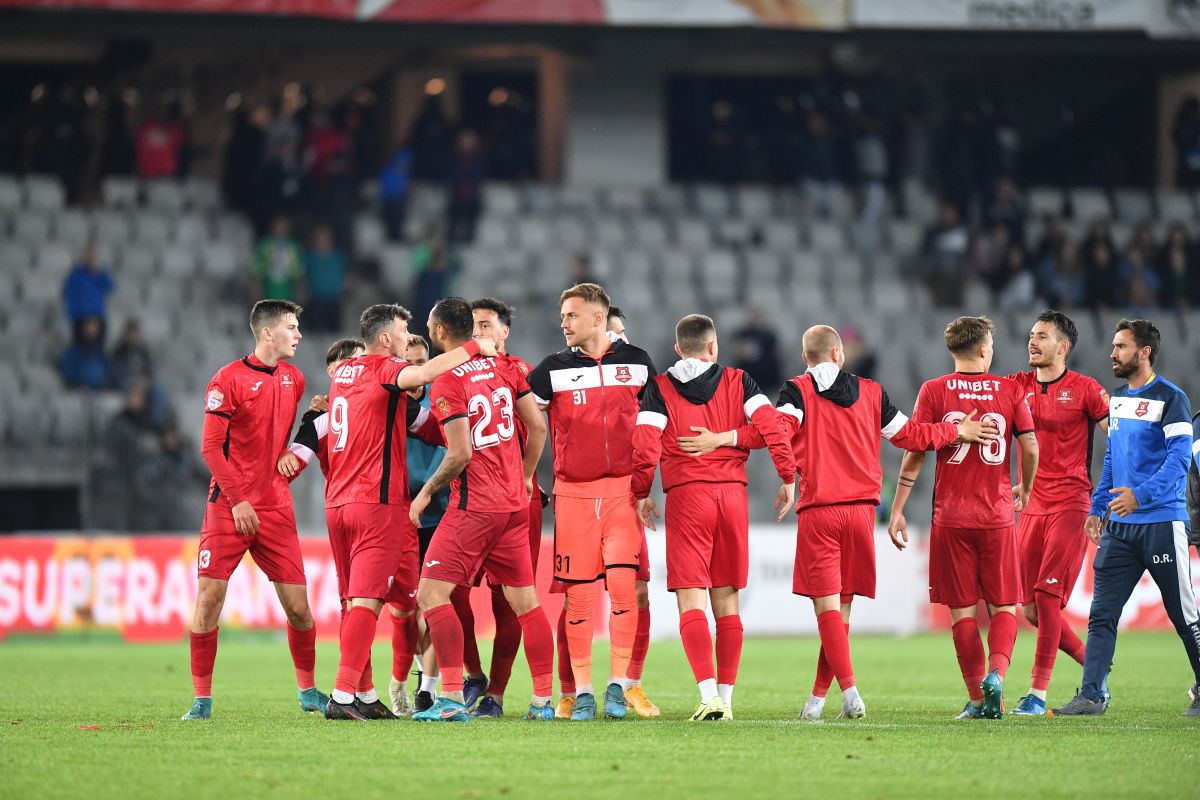 U Cluj - Hermannstadt, meci decisiv în play-off-ul din Liga 2 / FOTO: Raed Krishan