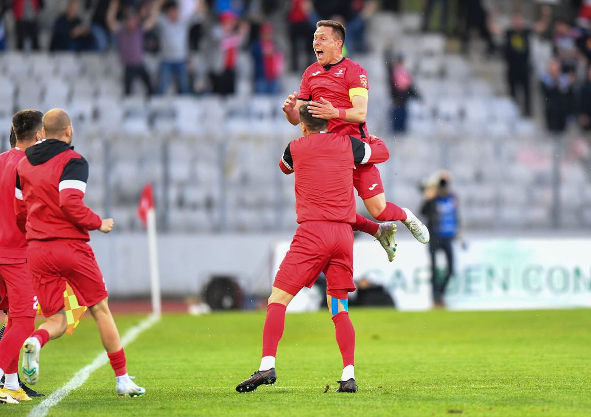 U Cluj - Hermannstadt, meci decisiv în play-off-ul din Liga 2 / FOTO: Raed Krishan