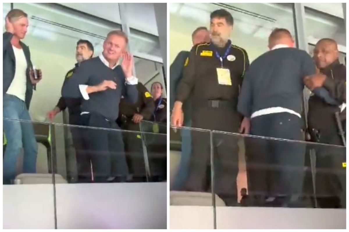 Scandal pe „Bernabeu”, cu tatăl lui Haaland protagonist » Escortat din lojă și acuzat de spanioli: „A aruncat cu mâncare!”