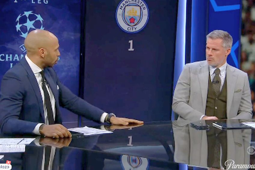 Thierry Henry și Jamie Carragher