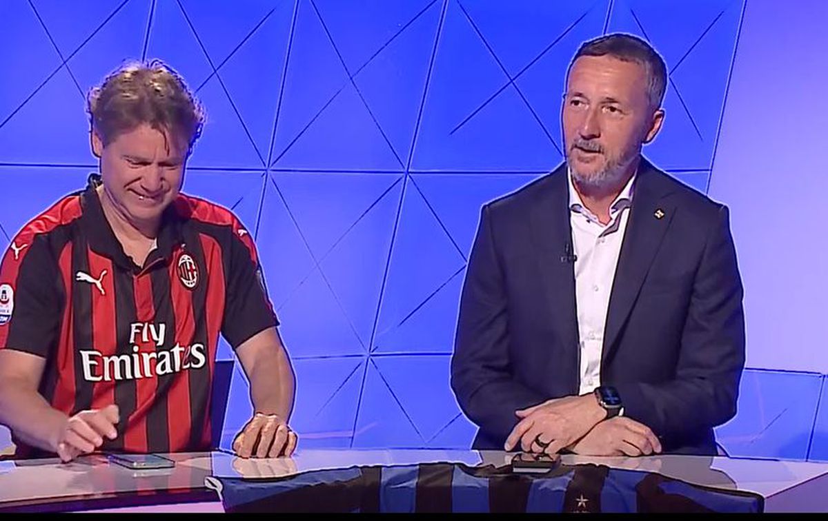 Florin Răducioiu și Mihai Stoica și-au ales favorita din AC Milan - Inter » Povești inedite în direct: „Ce «capace» mi-am luat de la tata...”