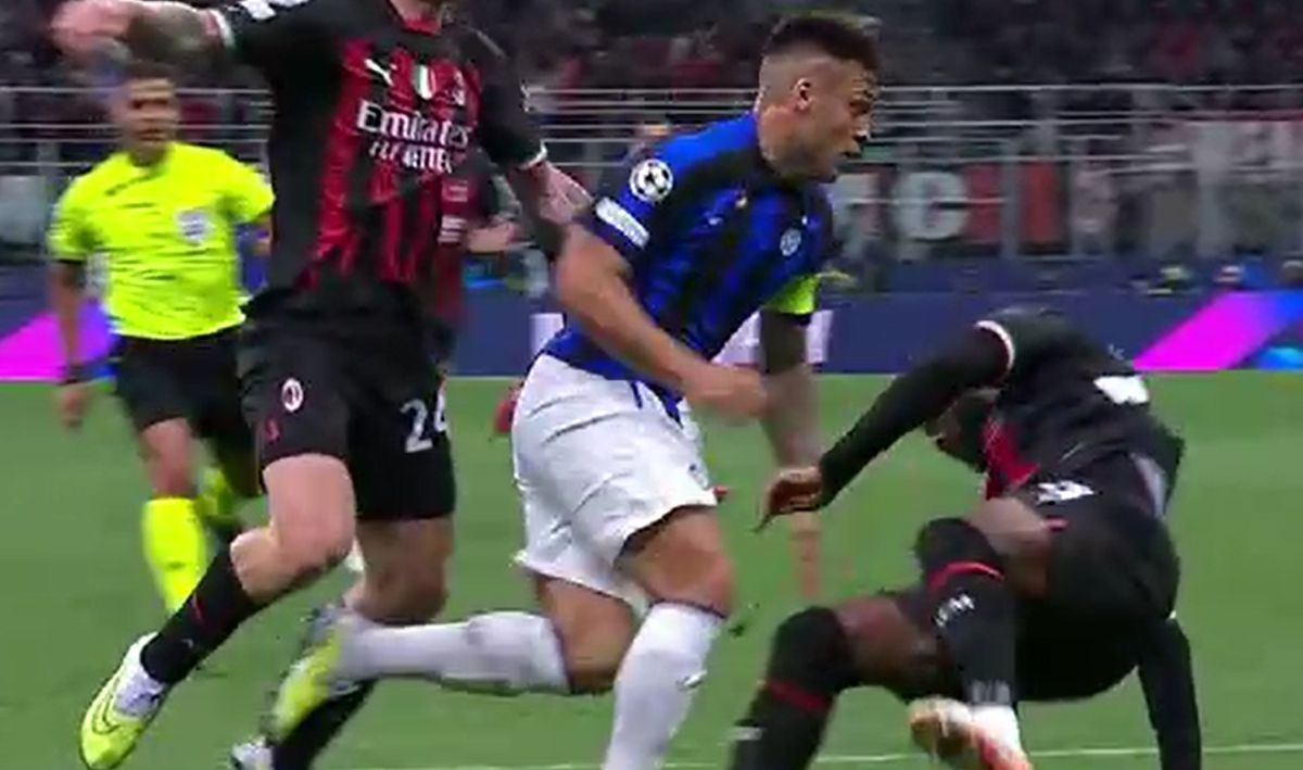 Penalty corectat de VAR în AC Milan - Inter