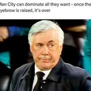 „Manchester City poate să domine cât vrea - odată ce sprânceana e ridicată, s-a terminat”