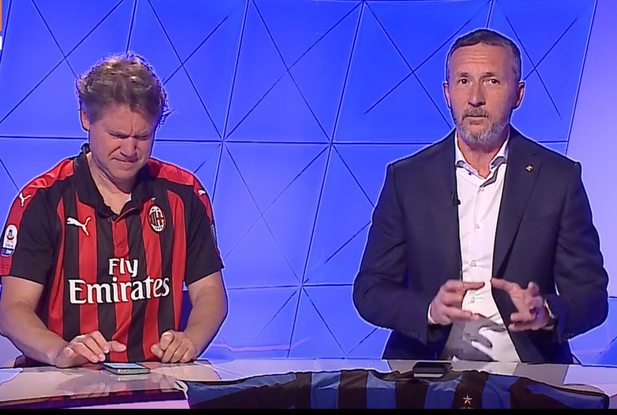 Florin Răducioiu și Mihai Stoica și-au ales favorita din AC Milan - Inter » Povești inedite în direct: „Ce «capace» mi-am luat de la tata...”