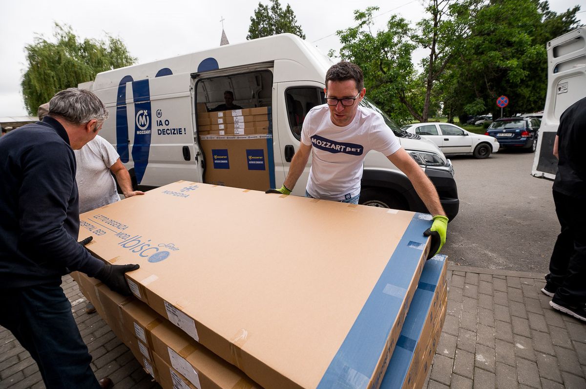COMPANIA MOZZART BET PENSISTEMUL DE SĂNĂTATE AL ROMÂNIEI: O donație valoroasă a ajuns la spitalul din Arad