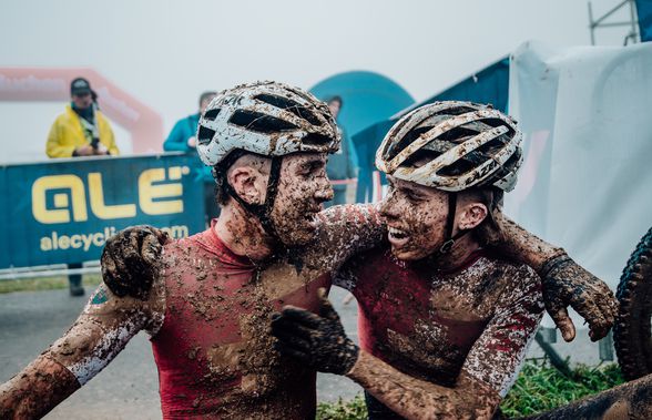 Imagini FABULOASE » Show în noroi la Campionatele Europene de Mountain Bike de la Cheile Grădiștei