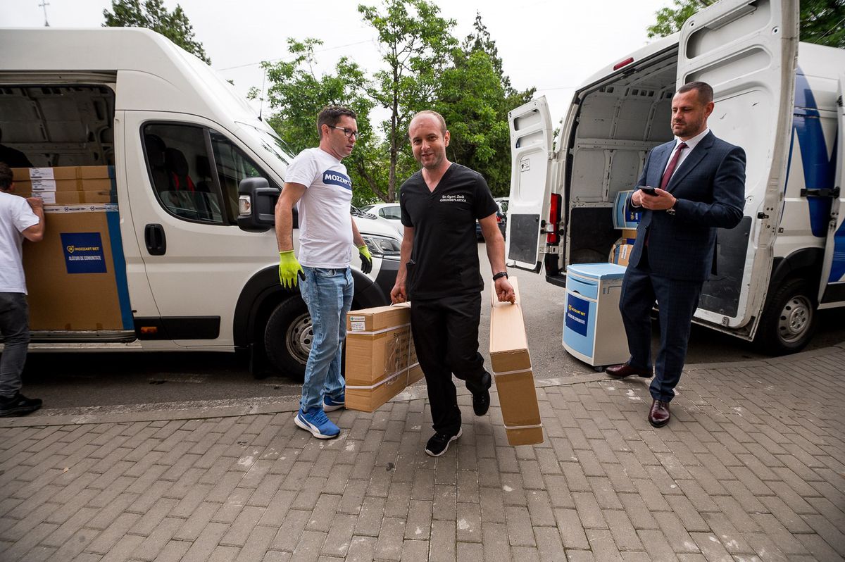 COMPANIA MOZZART BET PENSISTEMUL DE SĂNĂTATE AL ROMÂNIEI: O donație valoroasă a ajuns la spitalul din Arad