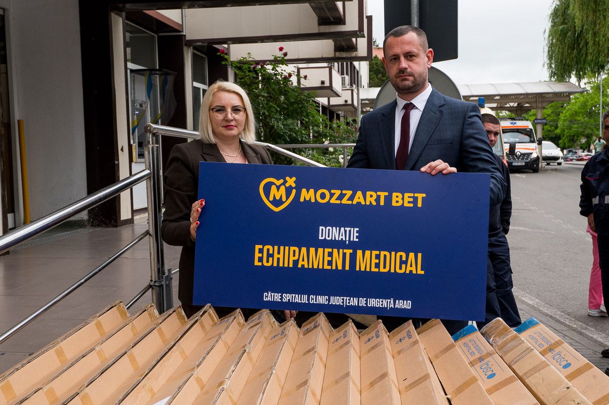 Donație Mozzartbet echipament medical