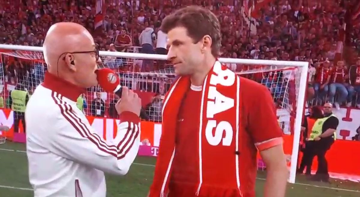 Thomas Muller, eroul sărbătorii celui de-al 34-lea titlu câștigat de Bayern