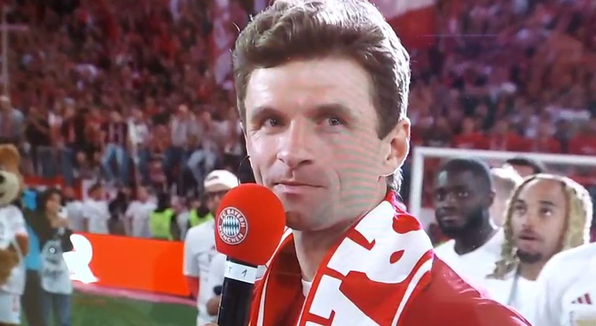 Thomas Muller, eroul sărbătorii celui de-al 34-lea titlu câștigat de Bayern