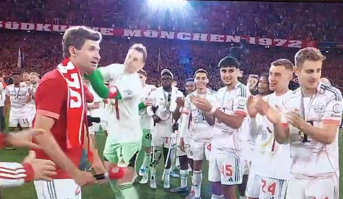 Thomas Muller, eroul sărbătorii celui de-al 34-lea titlu câștigat de Bayern