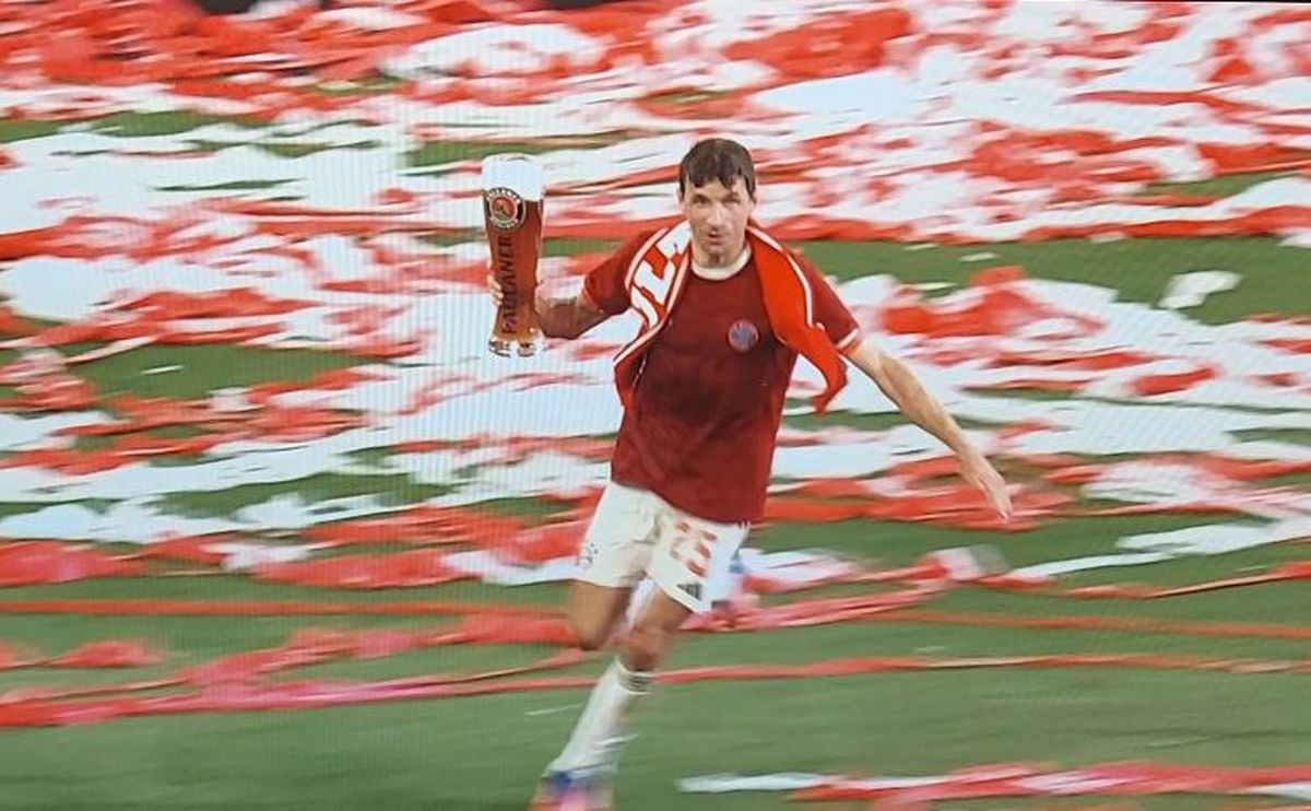 Thomas Muller, eroul sărbătorii celui de-al 34-lea titlu câștigat de Bayern