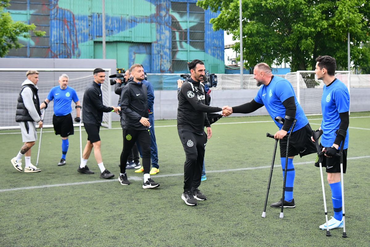 FCSB a înființat o nouă echipă pentru jucători cu membre amputate! GSP.RO a fost la primul antrenament: „FCSB e Steaua pentru noi!”