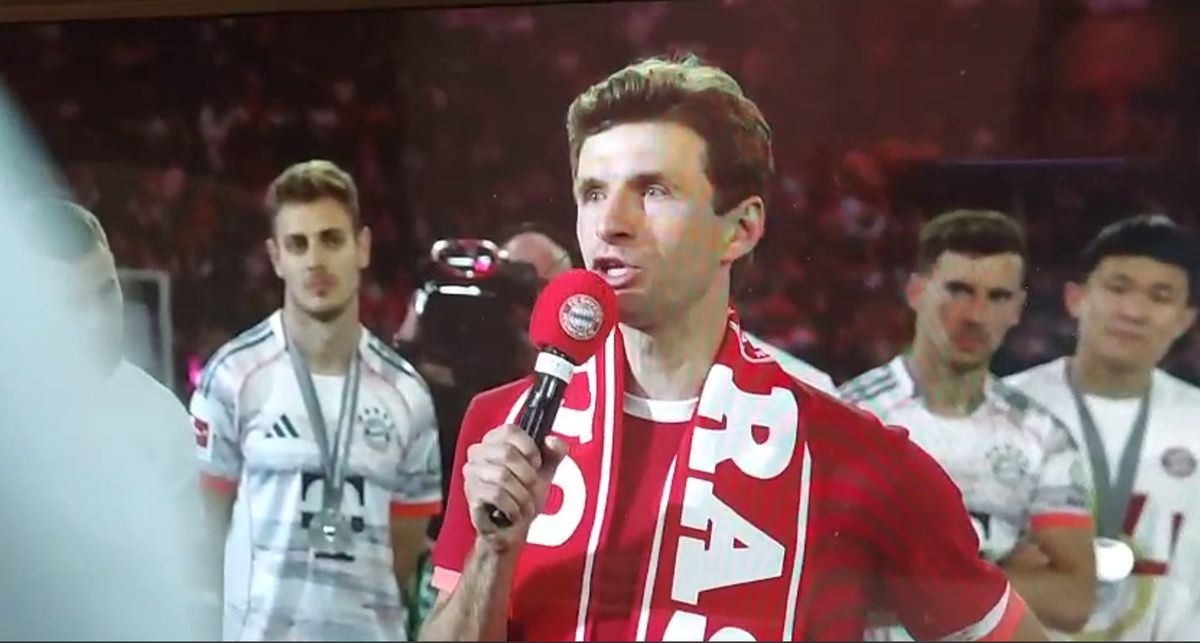 Thomas Muller, eroul sărbătorii celui de-al 34-lea titlu câștigat de Bayern