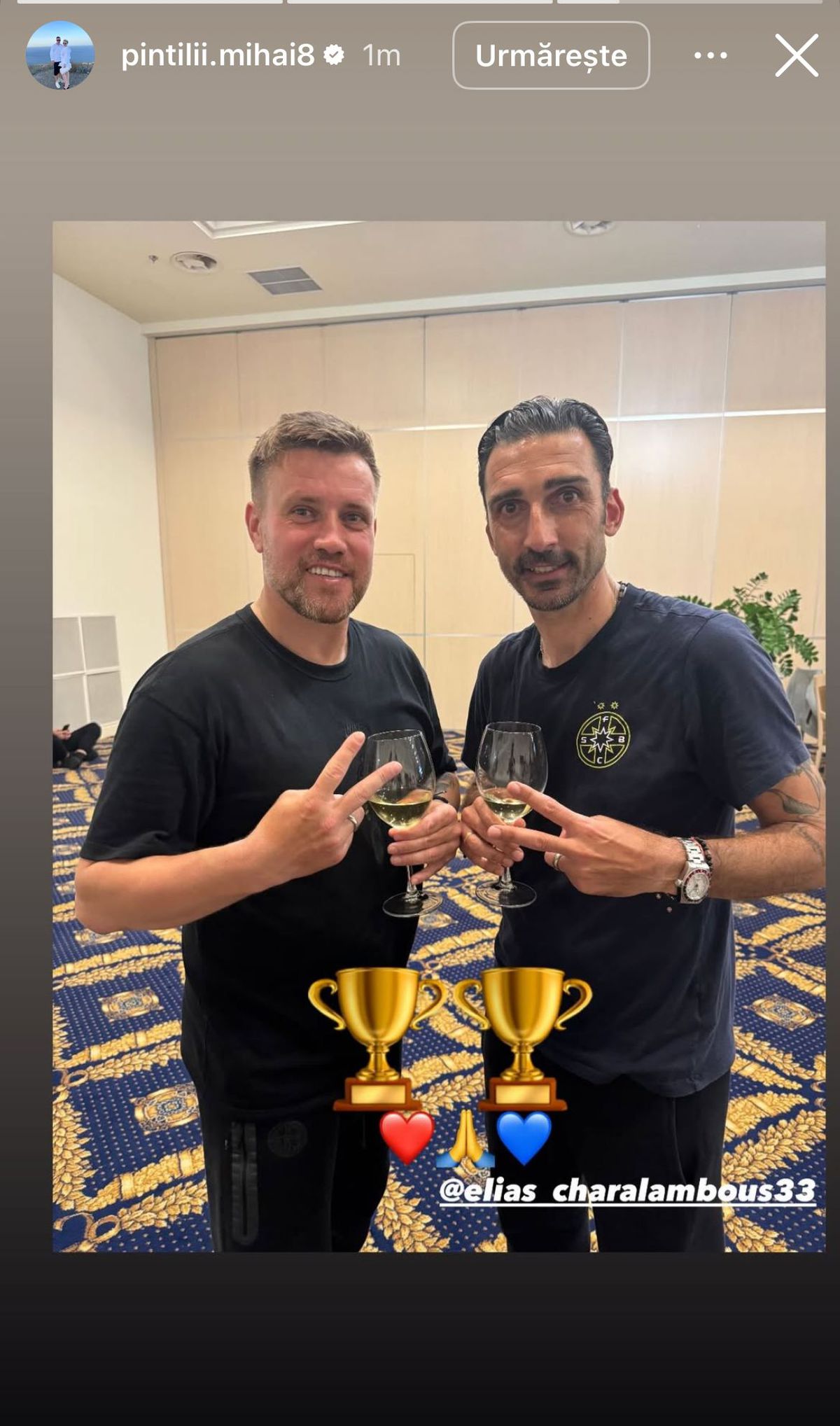 GALERIE FOTO. Jucătorii de la FCSB au celebrat titlul: „Campionii, campionii”