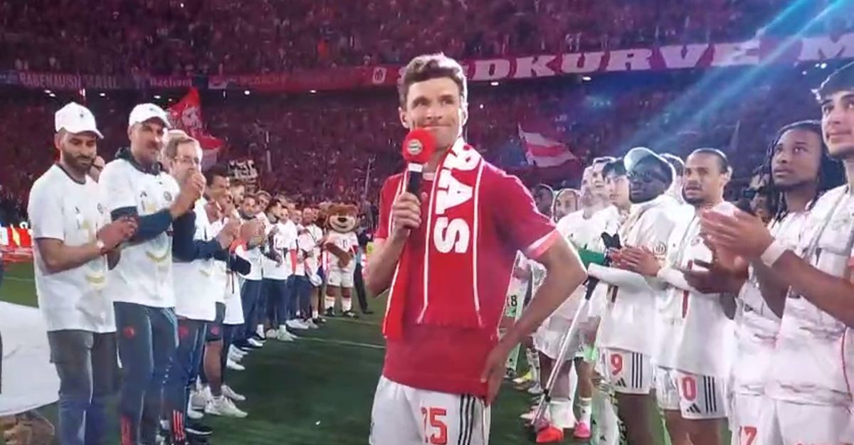 Thomas Muller, eroul sărbătorii celui de-al 34-lea titlu câștigat de Bayern