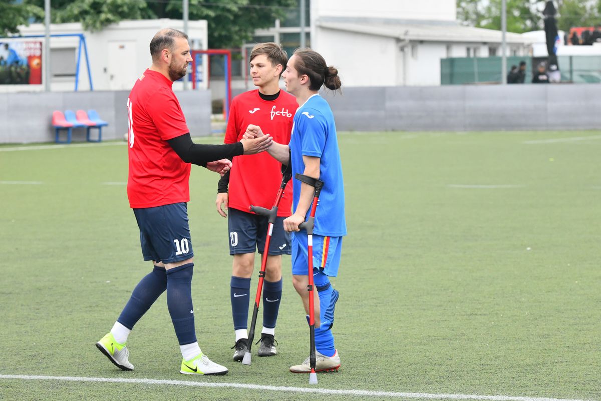 FCSB a înființat o nouă echipă pentru jucători cu membre amputate! GSP.RO a fost la primul antrenament: „FCSB e Steaua pentru noi!”
