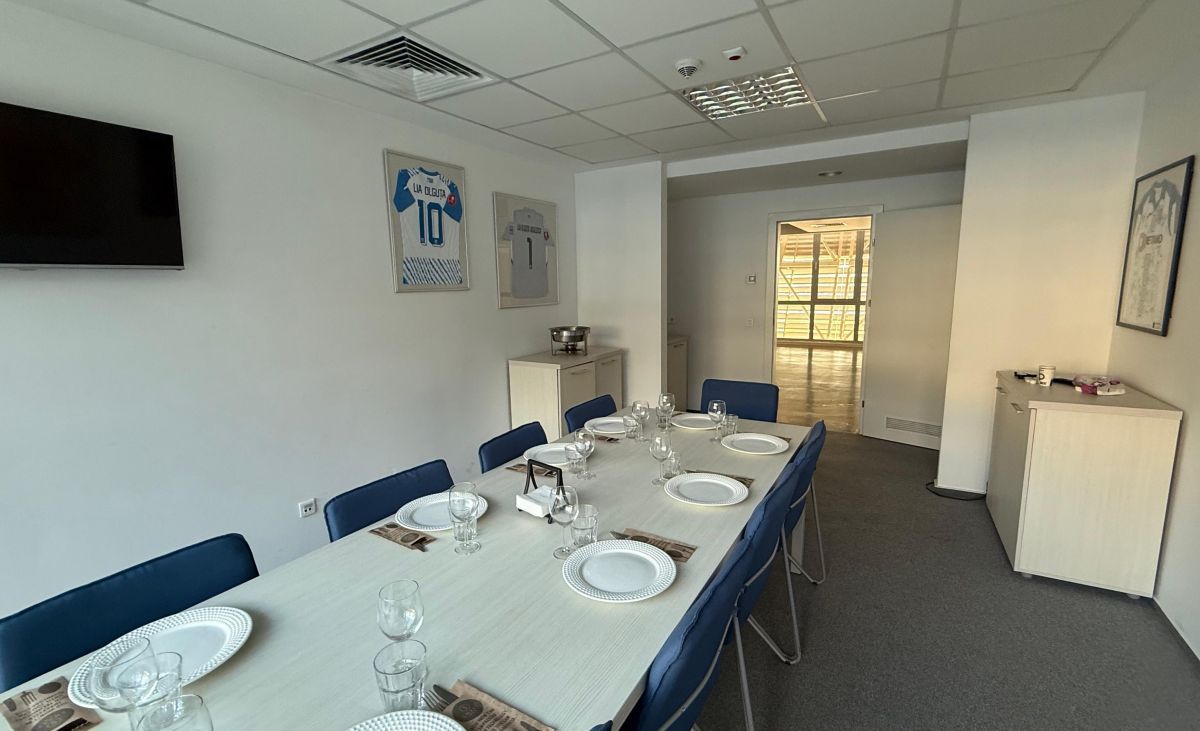 Cum arată loja pe care primarul Lia Olguța Vasilescu o are la stadionul din Craiova! Ce a agățat pe pereți