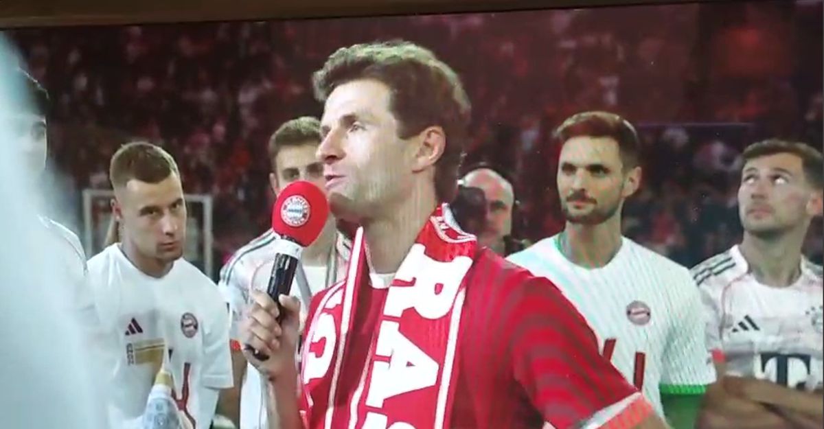 Thomas Muller, eroul sărbătorii celui de-al 34-lea titlu câștigat de Bayern