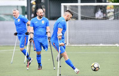 FCSB a înființat o nouă echipă pentru jucători cu membre amputate! GSP.RO a fost la primul antrenament: „FCSB e Steaua pentru noi!”