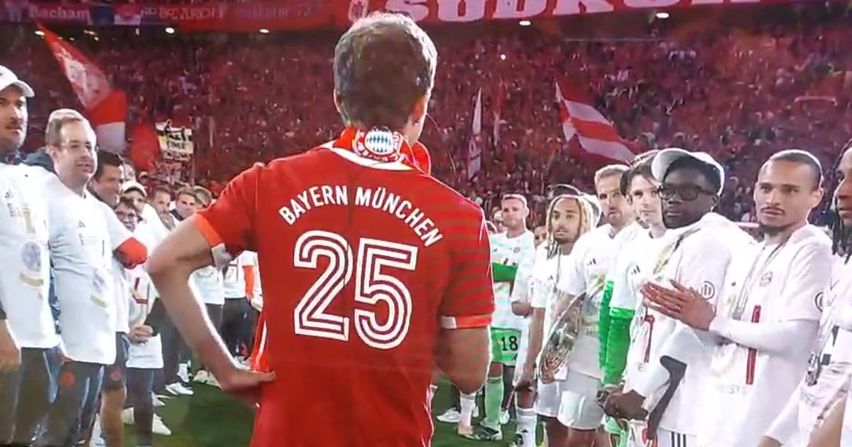 Thomas Muller, eroul sărbătorii celui de-al 34-lea titlu câștigat de Bayern