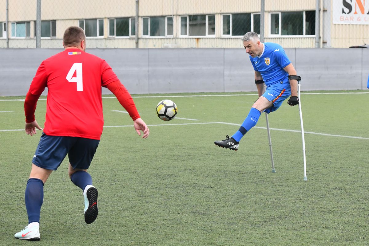FCSB a înființat o nouă echipă pentru jucători cu membre amputate! GSP.RO a fost la primul antrenament: „FCSB e Steaua pentru noi!”