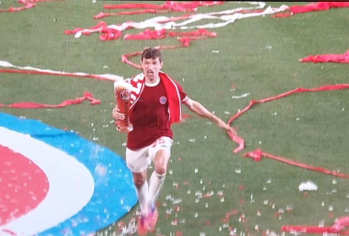 Thomas Muller, eroul sărbătorii celui de-al 34-lea titlu câștigat de Bayern