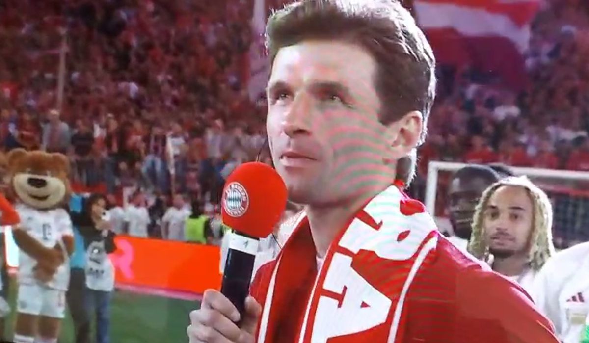 Thomas Muller, eroul sărbătorii celui de-al 34-lea titlu câștigat de Bayern