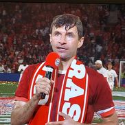 Sărbătoare la al 34-lea titlu câștigat de Bayern, cu Thomas Muller eroul serii de pe Allianz Arena