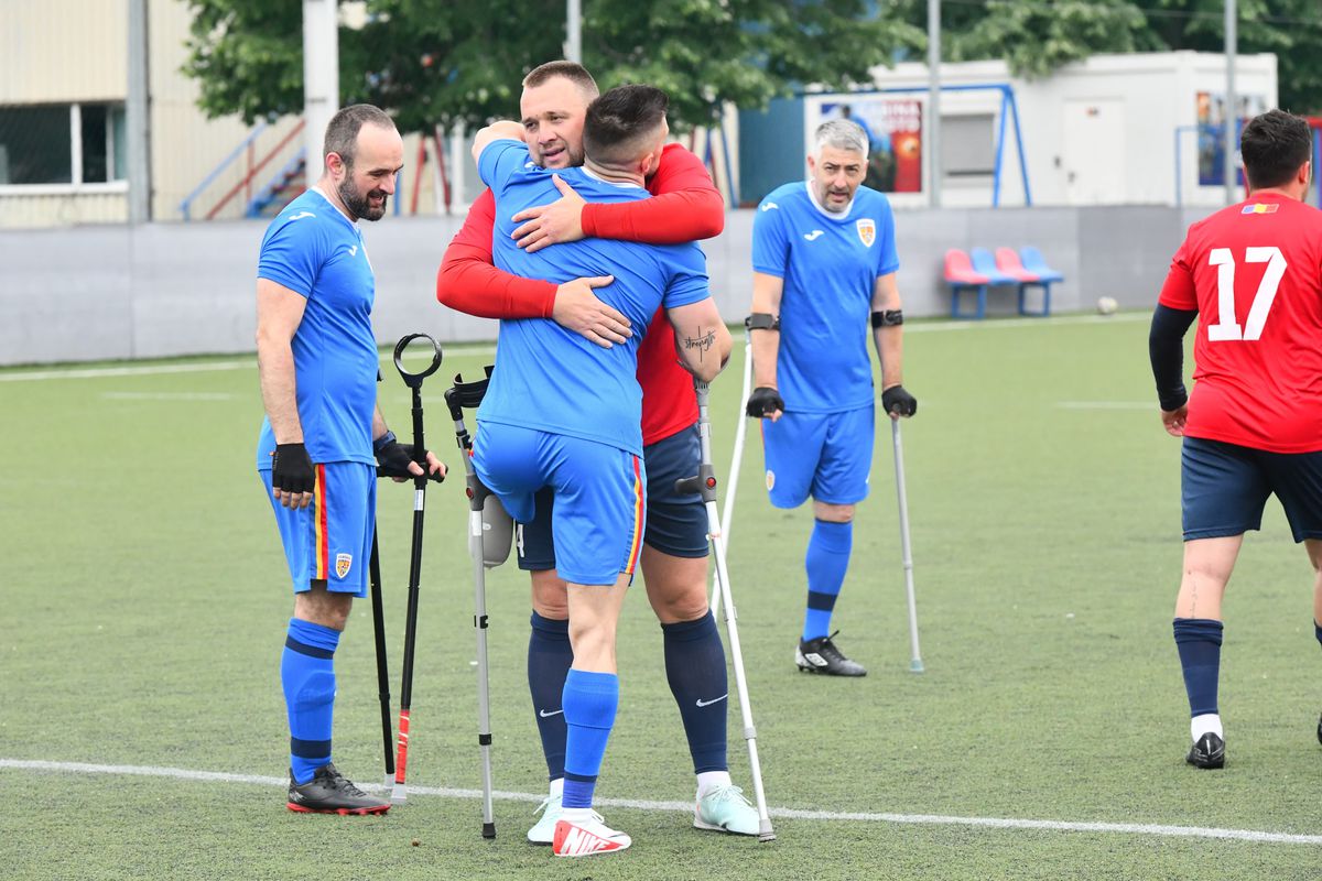 FCSB a înființat o nouă echipă pentru jucători cu membre amputate! GSP.RO a fost la primul antrenament: „FCSB e Steaua pentru noi!”