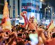 Galatasaray a câștigat al patrulea titlu consecutiv și a scos suporterii în stradă! Imagini spectaculoase