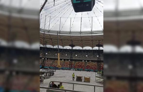 Cum arată Arena Națională înainte de concertul Metallica » Stadionul a devenit „zonă de festival”, iar fotbalul a fost mutat din Capitală