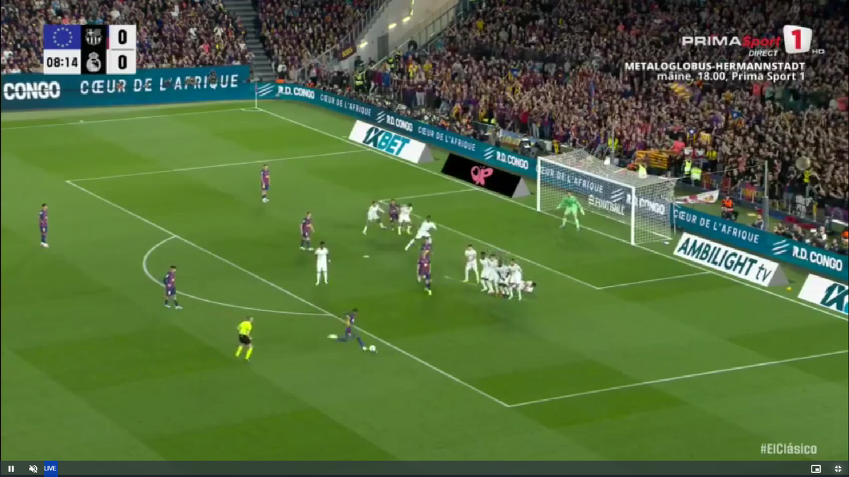 Execuție sublimă la deschiderea de scor din Barcelona - Real Madrid
